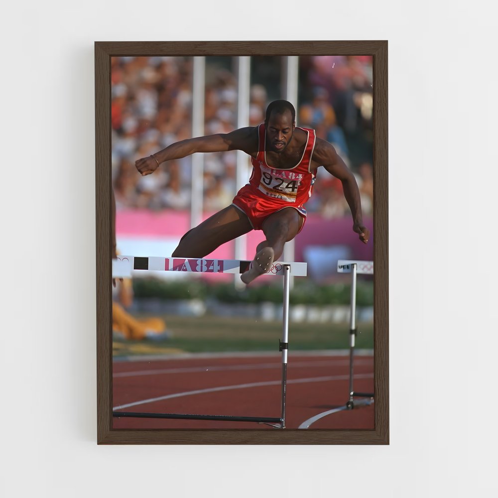 Poster Edwin moses obstacle – affiche Athlétisme (vue 5)
